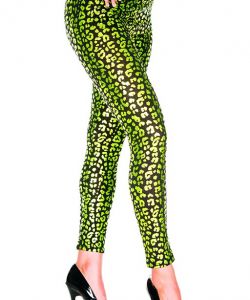 Green-Metallic-Leopard-Print-Leggings