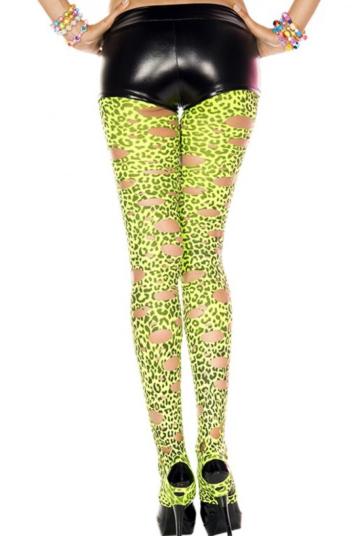 Music Legs Cut-out-leopard-print-footless-tights  Footles Panyhose 2018 | Pantyhose Library