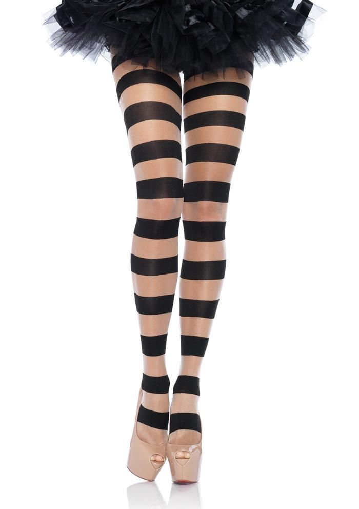 Leg Avenue Sheer-striped-pantyhose  Tights Catalog 2018 | Pantyhose Library