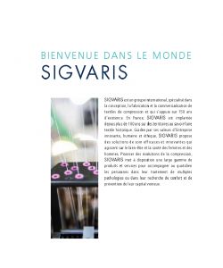 Sigvaris - Products Catalog 2016