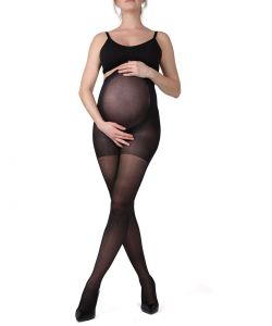 Maternity hosiery 2018 MA-402-BLACK-FRONT_WEB