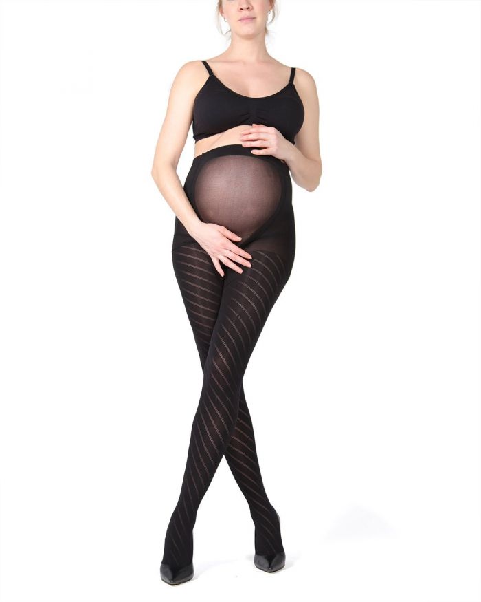 Memoi Maternity Hosiery 2018 Ma-420-black-front_web  Hosiery Catalog 2018 | Pantyhose Library