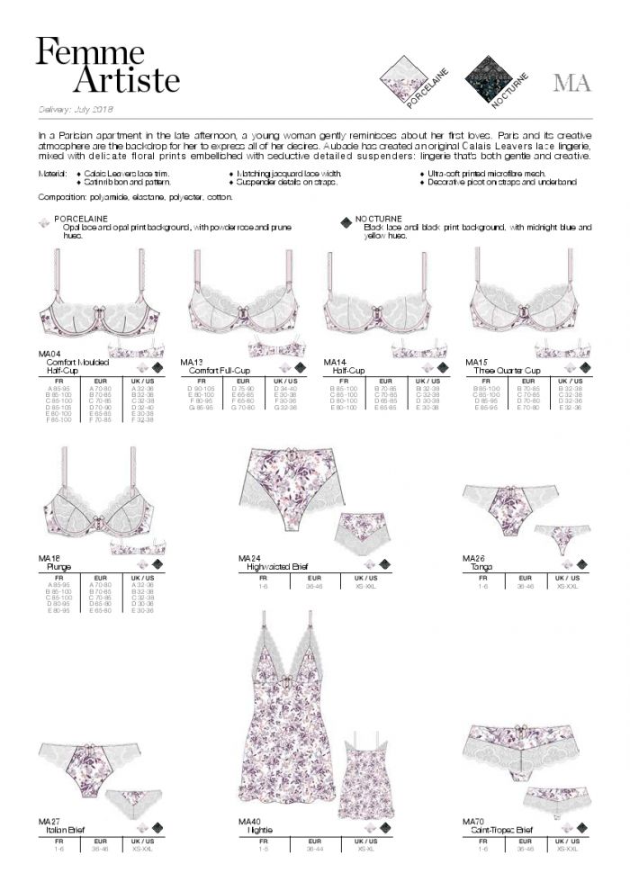 Aubade Aubade-fw-2018-11  FW 2018 | Pantyhose Library