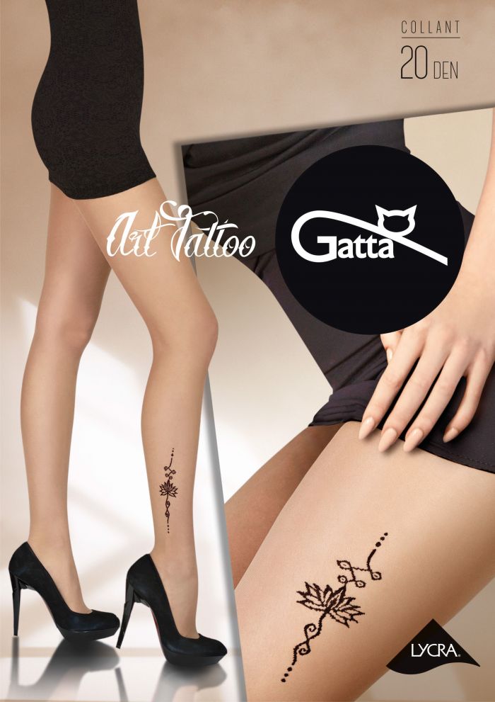 Gatta Art Tattoo Wz. 01 Salon  Collection 2018.19 | Pantyhose Library