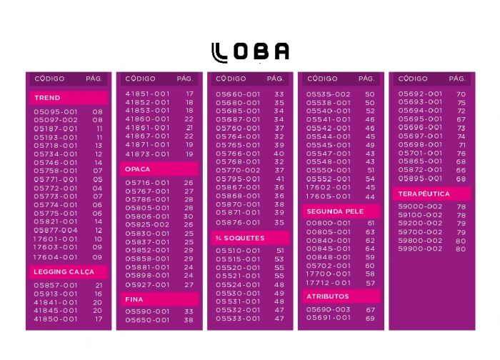 Lupo Lupo-loba-meia-calca-primavera-verao-2018.19-2  Loba Meia Calca Primavera Verao 2018.19 | Pantyhose Library