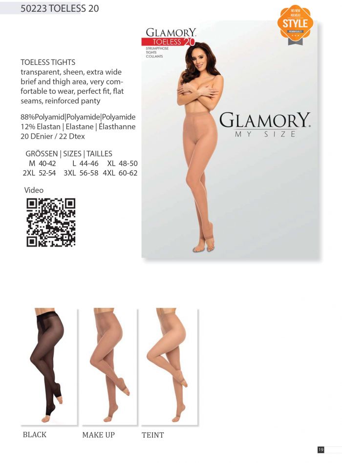 Glamory Glamory-plus-size-hosiery-2018.19-19  Plus Size Hosiery 2018.19 | Pantyhose Library
