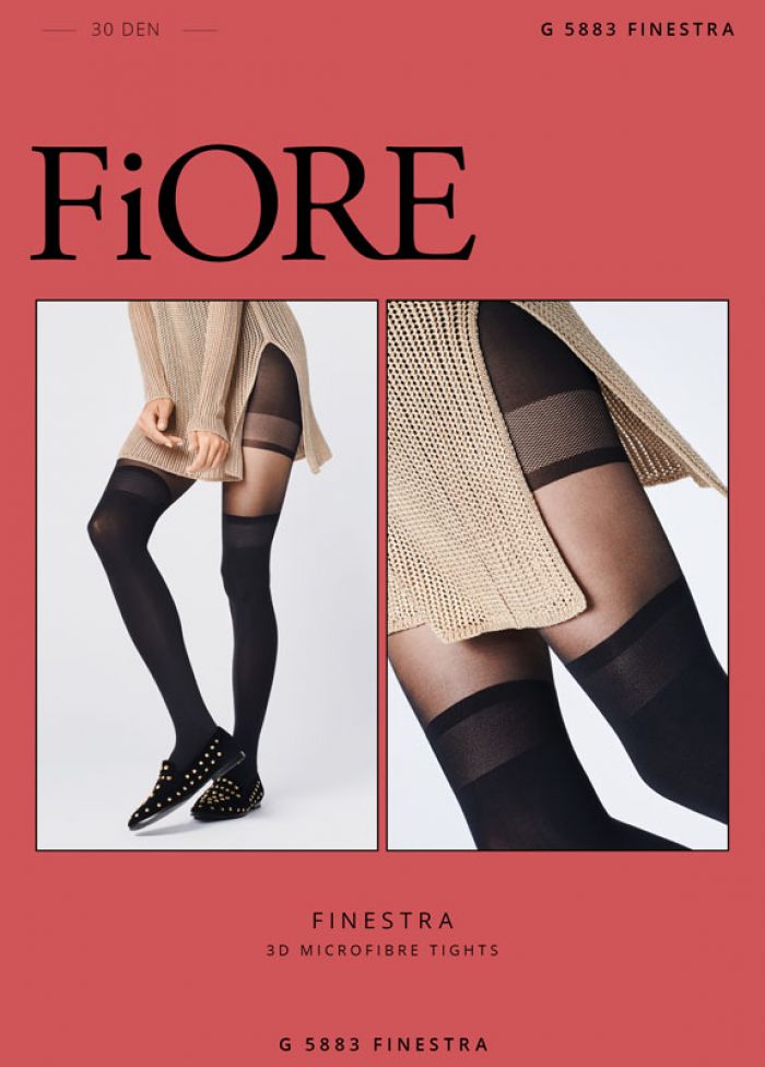 Fiore Rajstopy_front25 Finestra  New Classicism AW2018.19 | Pantyhose Library
