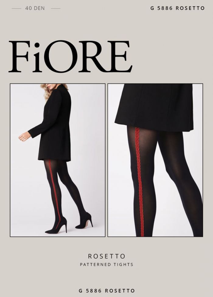 Fiore Rajstopy_front8 Rosetto  New Classicism AW2018.19 | Pantyhose Library