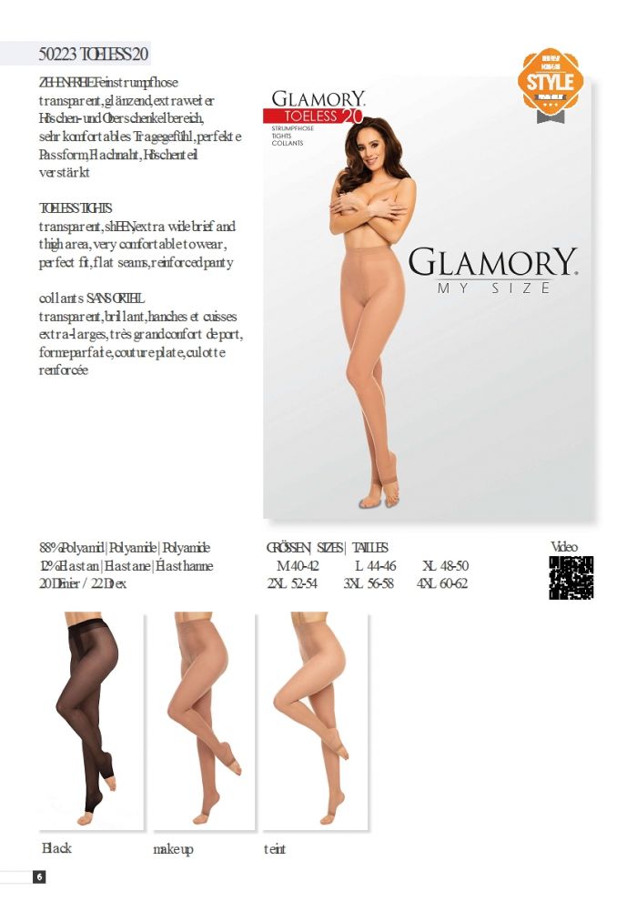 Glamory Clamory-curvy-catalog-2018-6  Curvy Catalog 2018 | Pantyhose Library