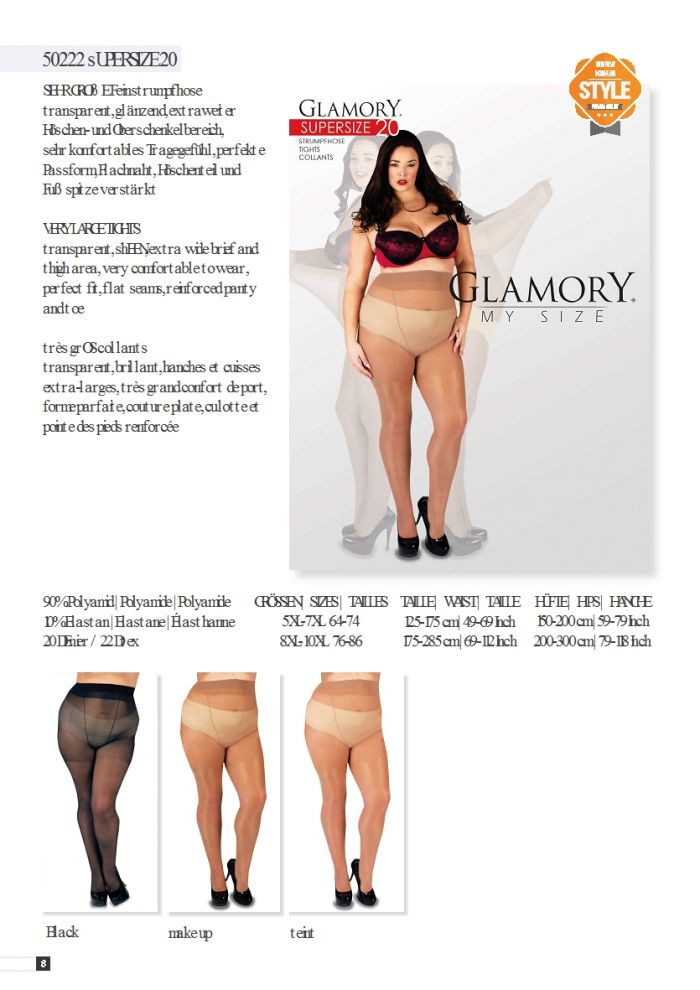 Glamory Clamory-curvy-catalog-2018-8  Curvy Catalog 2018 | Pantyhose Library