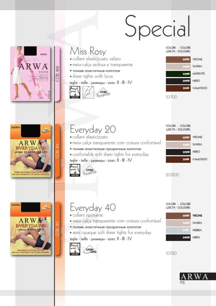 Arwa 5940718056e711e9a2d868a3c4493d5d_007  Hosiery Catalog | Pantyhose Library