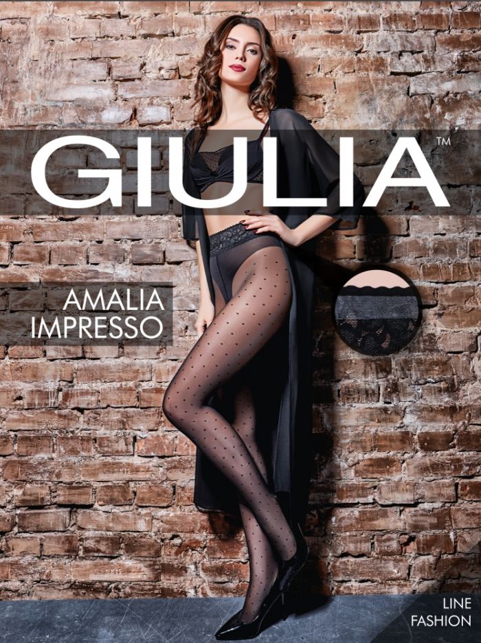 Giulia Amalia Impresso 40 Model1  Fantasy Collection 2019 | Pantyhose Library
