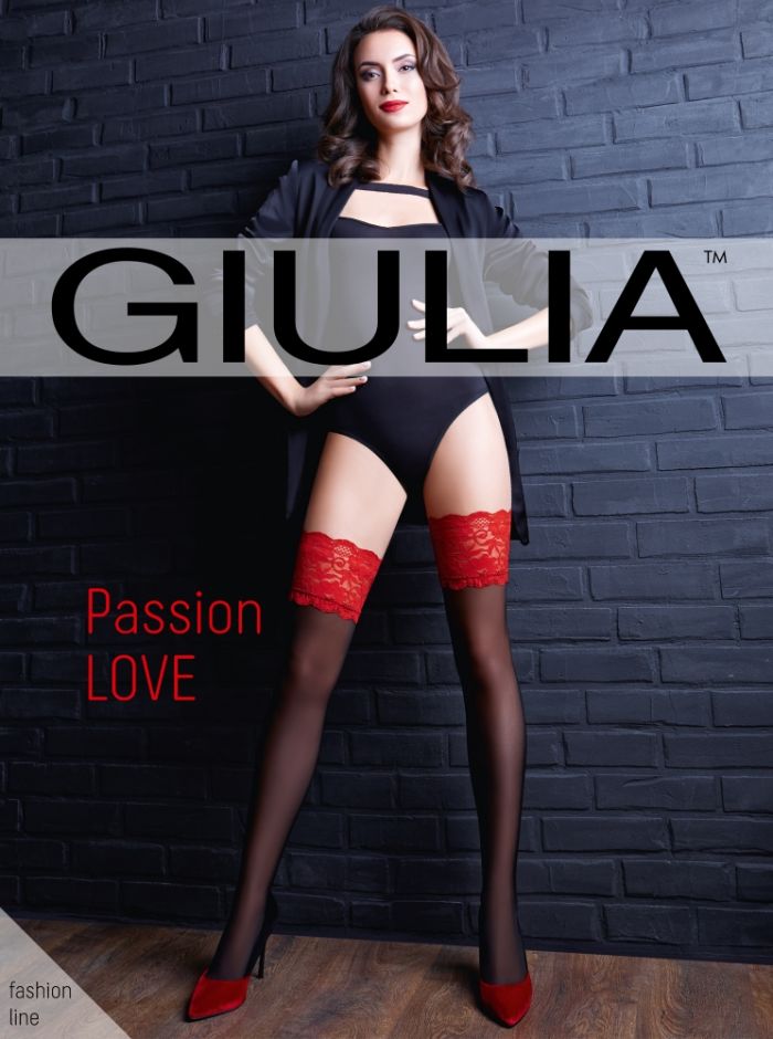 Giulia Passion Love 20 Model1  Fantasy Stockings Collection 2019 | Pantyhose Library