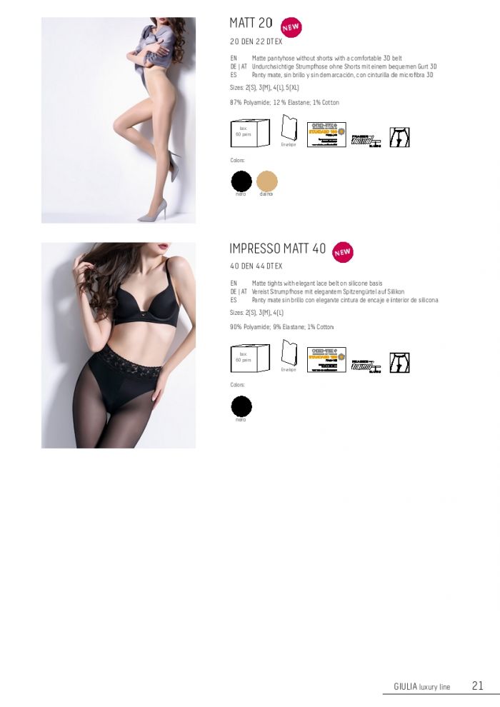 Giulia Giulia-classic-catalog-2018.19-21  Classic Catalog 2018.19 | Pantyhose Library