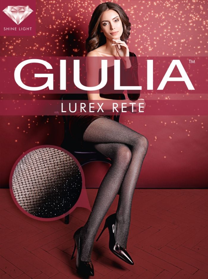 Giulia Lurex Rete 40 Model 1  Lurex Collection 2020 | Pantyhose Library