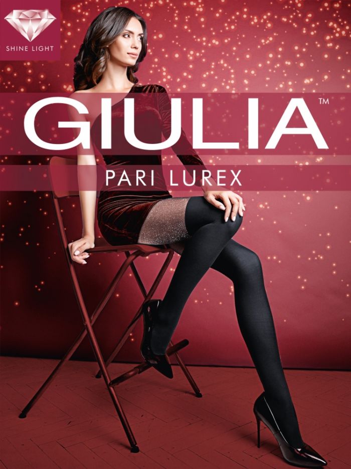 Giulia Pari Lurex 60 Model 1  Lurex Collection 2020 | Pantyhose Library