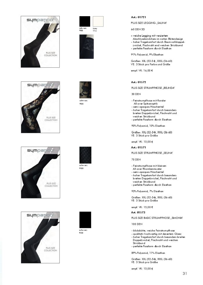 Sympatico Sympatico-catalog-fw2018.19-31  Catalog FW2018.19 | Pantyhose Library