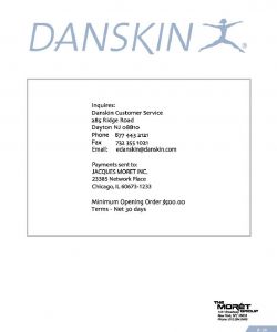 Danskin - Basic Catalog 2017