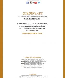 Golden Lady - Greek Catalog 2019.20