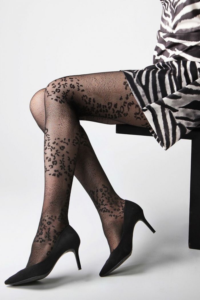Natori Leopard-mix-sheer-tights2  Legwear Catalog 2020 | Pantyhose Library