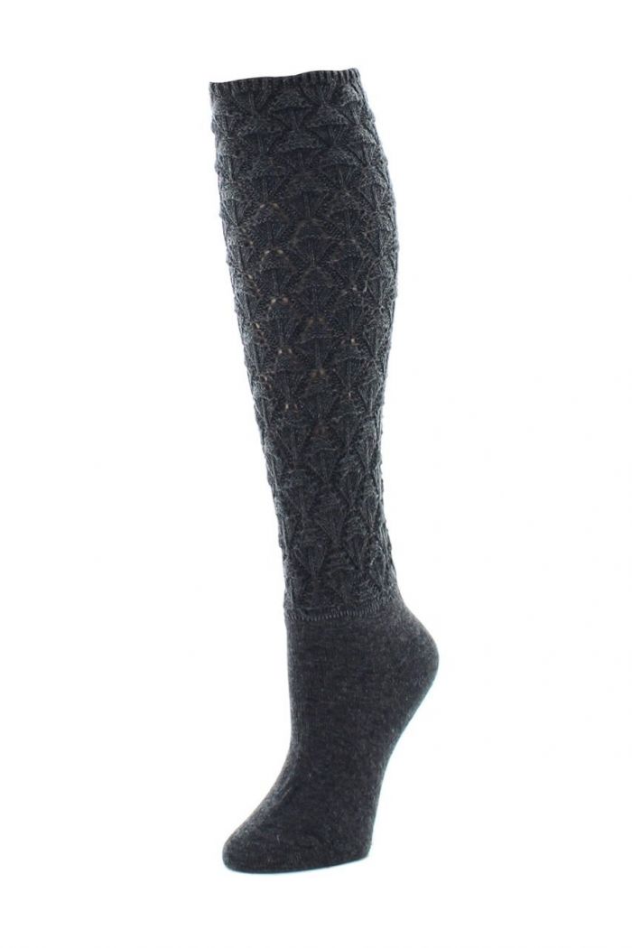 Natori Variegated-knit-schiffli-knee-high-socks-the-natori-company2  Legwear Catalog 2020 | Pantyhose Library