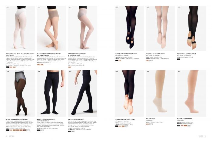 Capezio Capezio-core Catalogue 2021-33  Core Catalogue 2021 | Pantyhose Library
