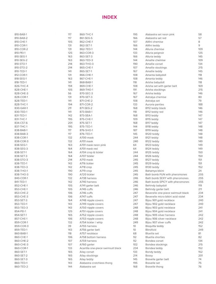 Obsessive Obsessive-catalogue Spring Summer 2021-257  Catalogue Spring Summer 2021 | Pantyhose Library