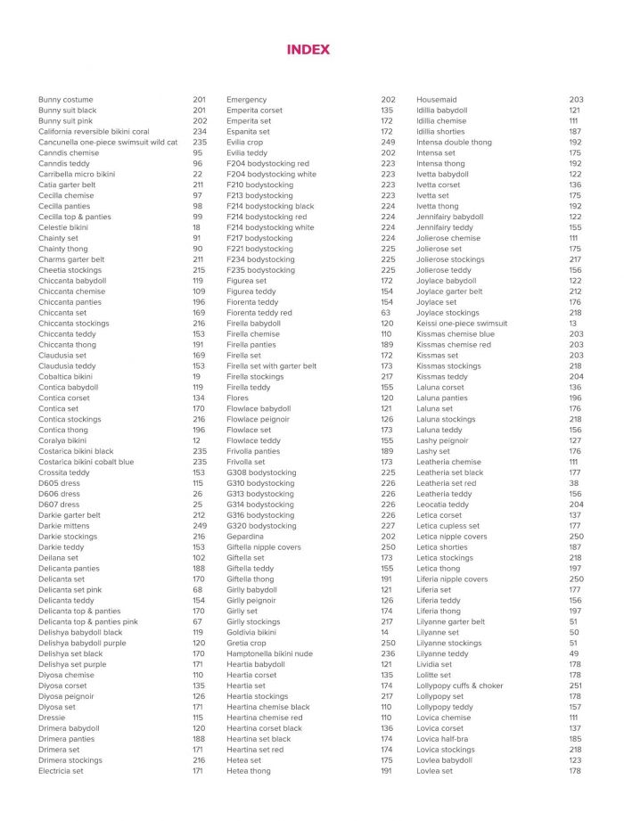 Obsessive Obsessive-catalogue Spring Summer 2021-258  Catalogue Spring Summer 2021 | Pantyhose Library