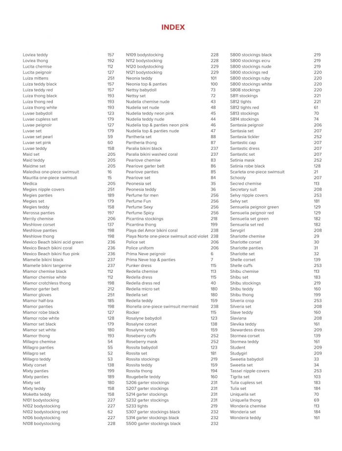 Obsessive Obsessive-catalogue Spring Summer 2021-259  Catalogue Spring Summer 2021 | Pantyhose Library