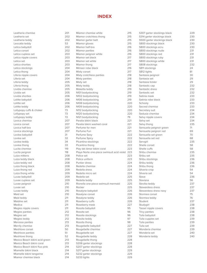 Obsessive Obsessive-catalogue Autumn Winter 2020.2021-243  Catalogue Autumn Winter 2020.2021 | Pantyhose Library