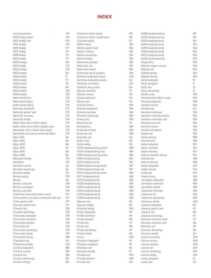 Obsessive Obsessive-catalogue Autumn Winter 2020.2021-242  Catalogue Autumn Winter 2020.2021 | Pantyhose Library