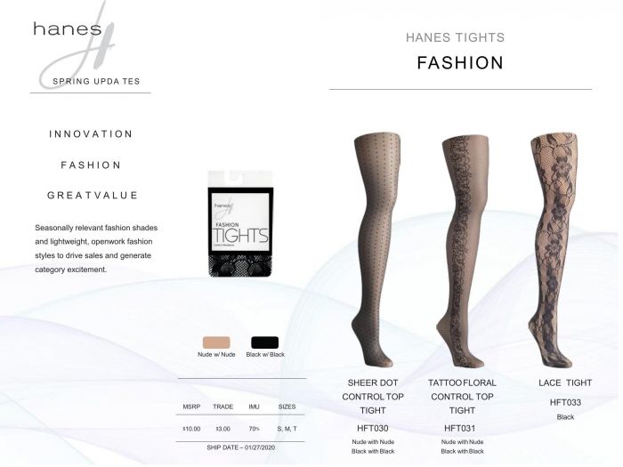 Hanes Hanes-legwear E Catalog 2020-14  Legwear E Catalog 2020 | Pantyhose Library