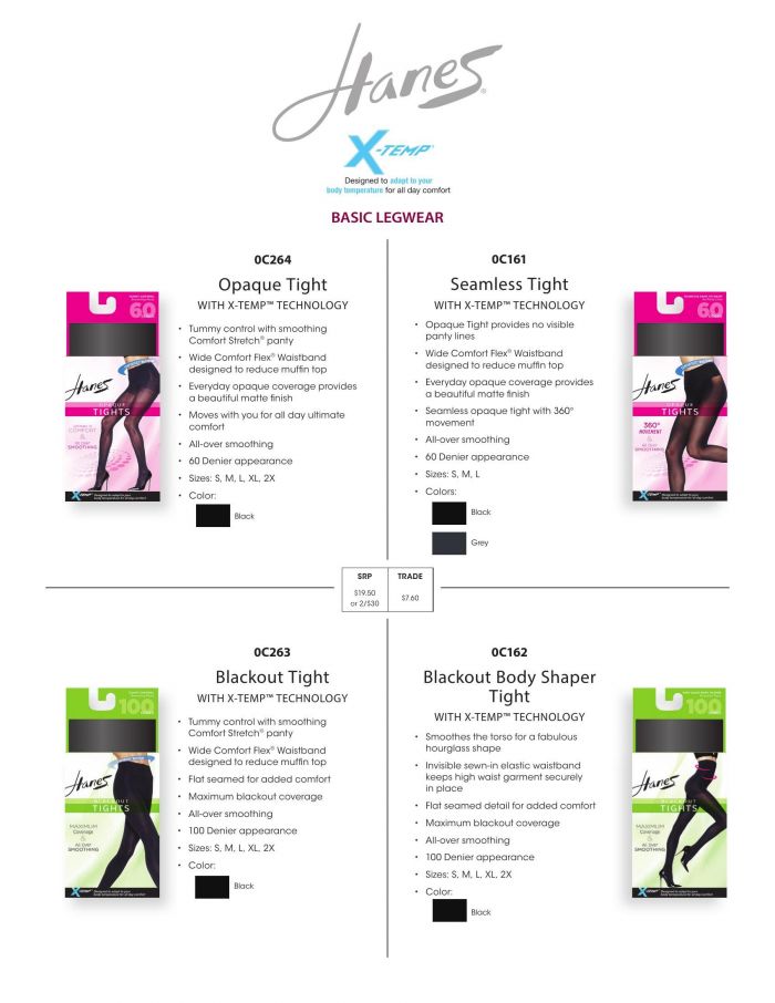 Hanes Hanes-ecatalog Legwear 2017-7  Ecatalog Legwear 2017 | Pantyhose Library