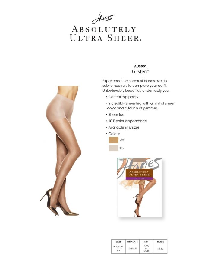 Hanes Hanes-ecatalog Legwear 2017-13  Ecatalog Legwear 2017 | Pantyhose Library