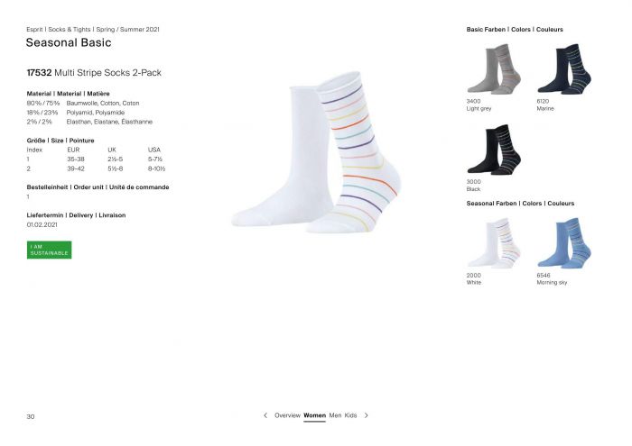 Esprit Esprit-basic Catalogue Ss21-30  Basic Catalogue Ss21 | Pantyhose Library