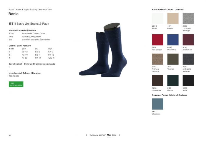 Esprit Esprit-basic Catalogue Ss21-33  Basic Catalogue Ss21 | Pantyhose Library