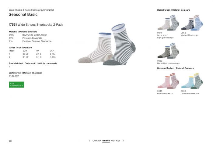 Esprit Esprit-basic Catalogue Ss21-26  Basic Catalogue Ss21 | Pantyhose Library
