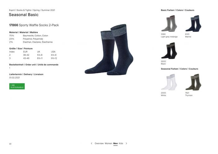 Esprit Esprit-basic Catalogue Ss21-41  Basic Catalogue Ss21 | Pantyhose Library