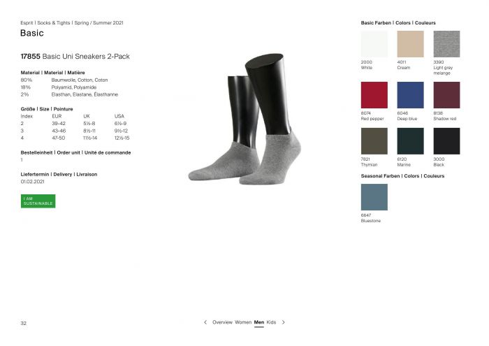 Esprit Esprit-basic Catalogue Ss21-32  Basic Catalogue Ss21 | Pantyhose Library