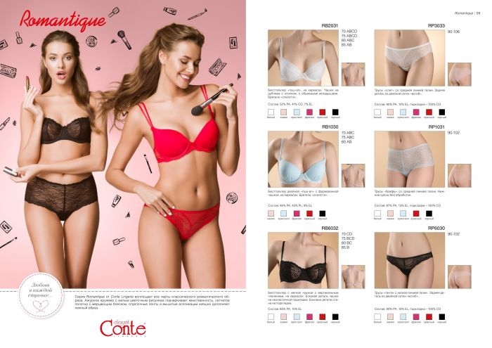 Conte Conte-lingerie 2018-5  Lingerie 2018 | Pantyhose Library