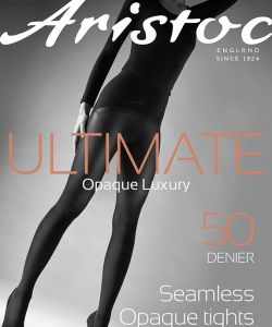 Aristoc 50D Ultimate Seamless Opaque Tights Black