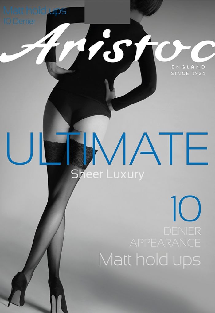 Aristoc Aristoc 10 Denier Ultimate Matt Hold Ups Black  Ultimate Collections2021 | Pantyhose Library