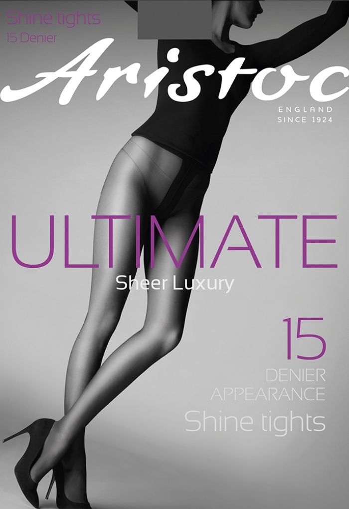 Aristoc Aristoc 15 Denier Ultimate Shine Tights Black  Ultimate Collections2021 | Pantyhose Library