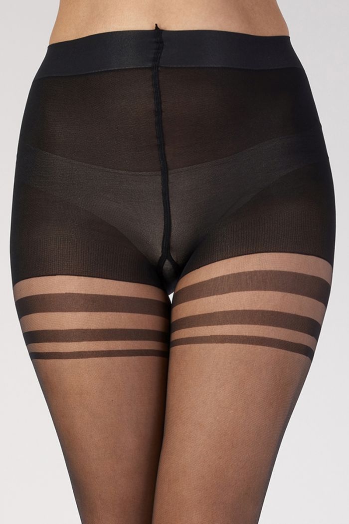 Aristoc Aristoc 10 Denier Ultimate Banded Bodyshaper Tights Black  Ultimate Collections2021 | Pantyhose Library