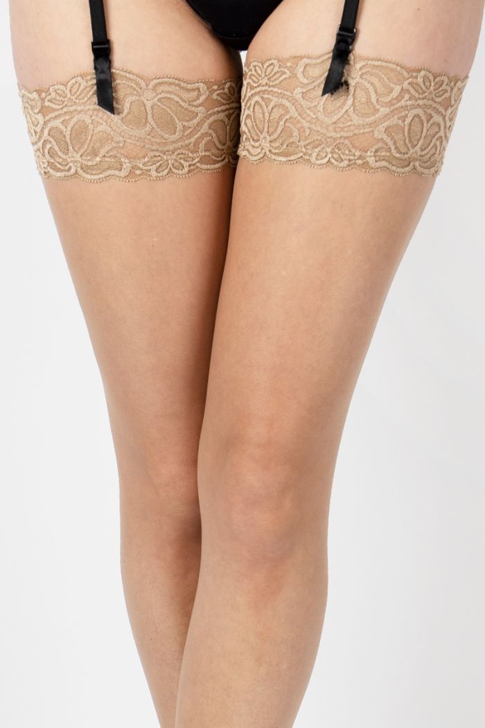 Aristoc Aristoc Lace Top Stockings Nude  sensuous collections 2021 | Pantyhose Library