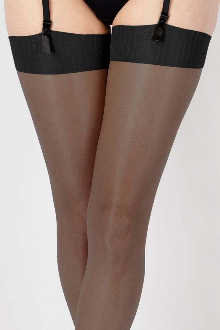 Aristoc Aristoc 10 Denier Ultra Shine Stockings Black  Ultra Collections2021 | Pantyhose Library
