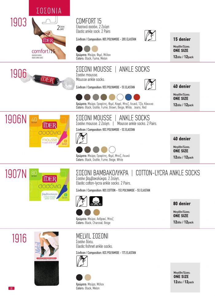 Ider Ider-products Catalog 2020-32  Products Catalog 2020 | Pantyhose Library