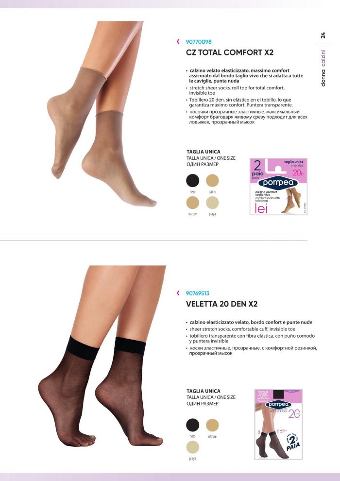 Pompea Pompea-catalogo Socks 2019 Collant-25  Catalogo Socks 2019 Collant | Pantyhose Library