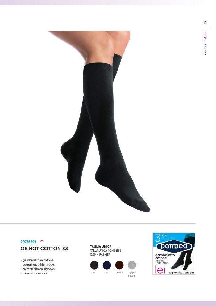 Pompea Pompea-catalogo Socks 2019 Collant-23  Catalogo Socks 2019 Collant | Pantyhose Library