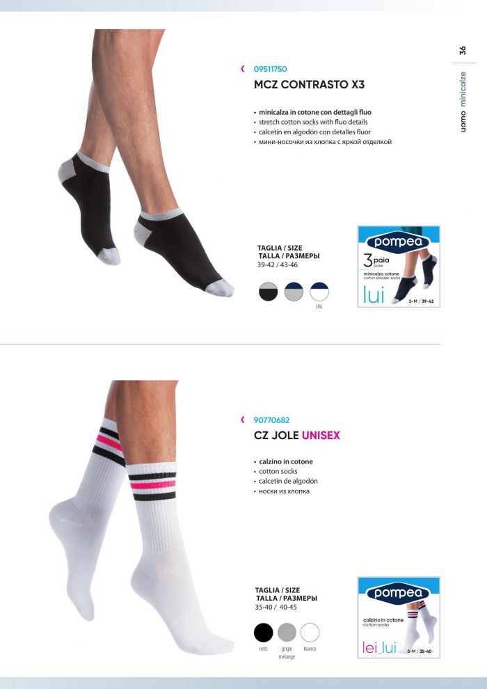Pompea Pompea-catalogo Socks 2019 Collant-37  Catalogo Socks 2019 Collant | Pantyhose Library